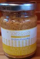 Mängden socker i Moutarde au piment d'espelette