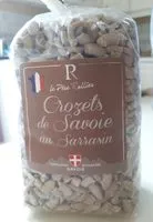 Mängden socker i Crozets de savoie au sarrazin