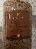 Mängden socker i Crozets de Savoie aux cèpes