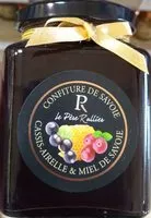 Mängden socker i Confiture de Savoie Cassis Airelle Miel