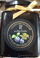 Mängden socker i Confiture de Savoie Myrtilles Sauvages - Génépy