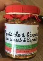 Mängden socker i Moutarde a l'ancienne au piment d'espelette