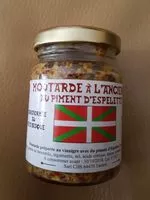 Mängden socker i Moutarde à l'ancienne au piment d'espelette