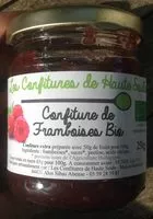 Mängden socker i Confiture de framboise bio