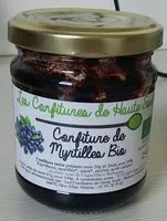 Mängden socker i Confiture de Myrtilles Bio