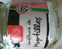 Mängden socker i Confiture de myrtilles