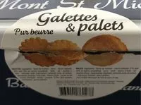 Mängden socker i Galettes et palets