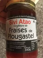Mängden socker i Confiture de fraises de Plougastel