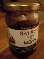 Mängden socker i Sivi atao confiture de mûres