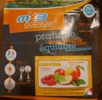 Mängden socker i Compote pomme framboise lyophilisé