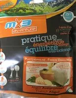 Mängden socker i Aligot Français Pratique énergétique équilibre Plat Lyophylisé