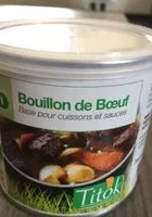 Mängden socker i Bouillon de boeuf