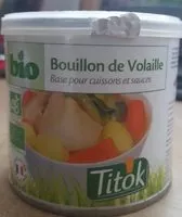 Mängden socker i Bouillon de volaille bio