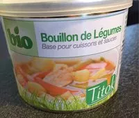 Mängden socker i Bouillon de legumes