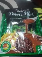 Mängden socker i Sauce poivre vert