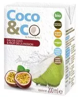 Mängden socker i Eau de coco & fruit de la passion