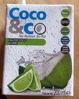 Mängden socker i Eau de coco & Lime