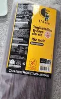 Mängden socker i Tagliatelles thaïes de riz noir