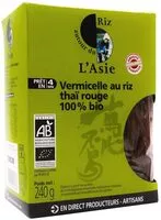 Mängden socker i Vermicelle au Riz Thaï Rouge