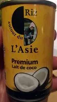 Mängden socker i Lait de coco premium
