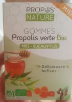 Mängden socker i Gommes Propolis Verte Bio