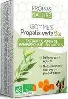 Mängden socker i Gommes Propolis Verte Bio - Pépins Pamplemousse & Eucalyptus