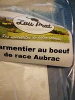 Mängden socker i Parmentier de boeuf race Aubrac