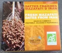 Mängden socker i Dattes Fraiches Mazafati Bio
