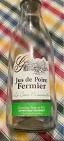Mängden socker i Jus de poire fermier
