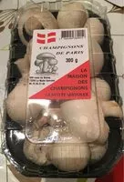 Mängden socker i Champignons de Paris
