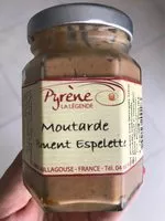 Mängden socker i Moutarde piment espelette