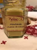 Mängden socker i Moutarde au zest de citron