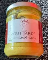 Mängden socker i Moutarde miel curry