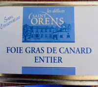 Mängden socker i Foie gras de canard entier