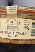 Mängden socker i Foie gras de canard entier