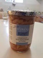 Mängden socker i Cassoulet aux manchons se canard