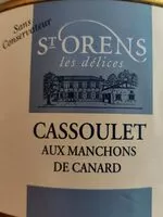 Mängden socker i Cassoulet aux manchons de canard