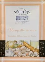 Mängden socker i Blanquette de veau