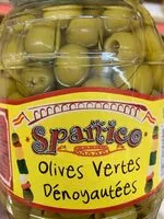 Mängden socker i Spanico olives vertes dénoyautées