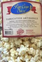 Mängden socker i Pop corn sucre