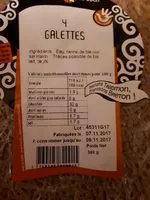 Mängden socker i Galettes de Blé Noir