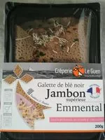 Mängden socker i Galette de blé noir jambon emmental Creperie Le Guen