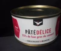 Mängden socker i Patédélice