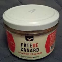Mängden socker i Pâté de canard au piment d'Espelette