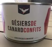 Mängden socker i Gésiers de canard confits
