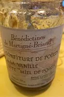 Mängden socker i Confiture de poires a la vanille