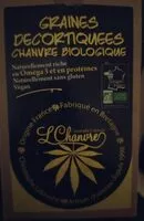 Mängden socker i Graines décortiquées chanvre biologique