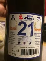 Mängden socker i 21 Alpe d'Huez