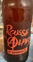 Mängden socker i Bière rousse des Alpes