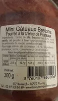 Mängden socker i Minis gateaux Bretons fourres pruneaux GUILLEMOT, 6 pieces